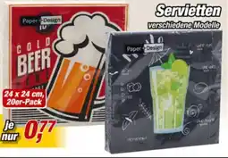 Posten Börse Servietten Angebot