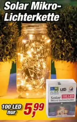 Posten Börse Solar Mikro Lichterkette Angebot
