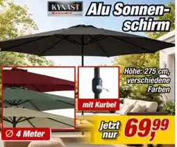 Posten Börse KYNAST Alu Sonnenschirm Angebot