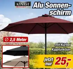 Posten Börse KYNAST Alu Sonnenschirm Angebot