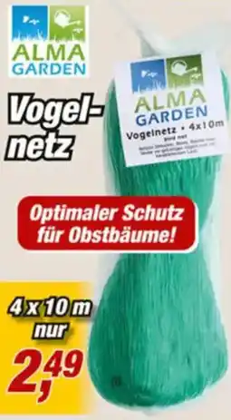 Posten Börse ALMA GARDEN Vogelnetz Angebot