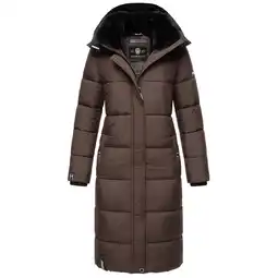 Netto Marken-Discount MARIKOO Damen Winterjacke Steppmantel Weichem Innenkragen & Abnehmbarer Kapuze Reliziaa Angebot