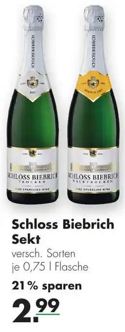 Handelshof Schloss Biebrich Sekt 0,75L Angebot
