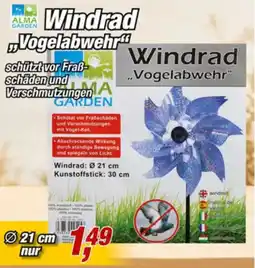 Posten Börse ALMA GARDEN Windrad Vogelabwehr Angebot