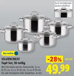 Lidl SILVERCREST Topf-Set, 10-teilig Angebot