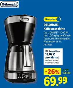 Lidl DELONGHI Kaffeemaschine Angebot