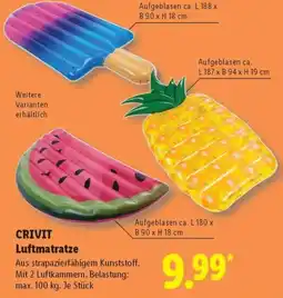 Lidl CRIVIT Luftmatratze Angebot