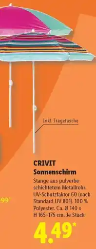 Lidl CRIVIT Sonnenschirm Angebot
