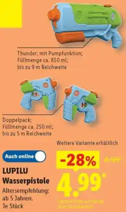 Lidl LUPILU Wasserpistole Angebot
