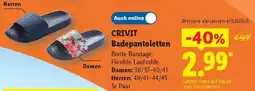 Lidl CRIVIT Badepantoletten Angebot