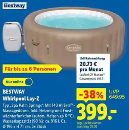 Lidl BESTWAY Whirlpool Lay-Z Angebot