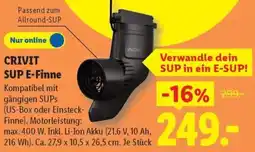 Lidl CRIVIT SUP E-Finne Angebot