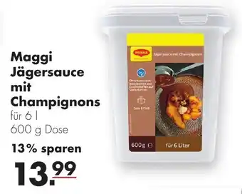 Handelshof Maggi Jägersauce mit Champignons 600g Angebot