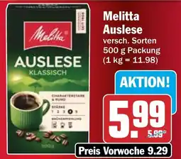 HIT Melitta Auslese Angebot