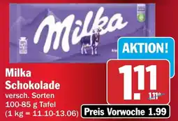HIT Milka Schokolade Angebot