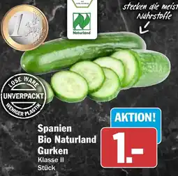 HIT Spanien Bio Naturland Gurken Angebot