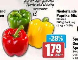 HIT Niederlande Paprika Mix Angebot