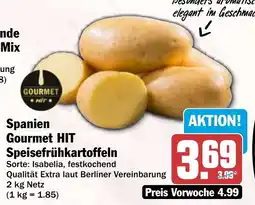 HIT Spanien Gourmet HIT Speisefrühkartoffeln Angebot