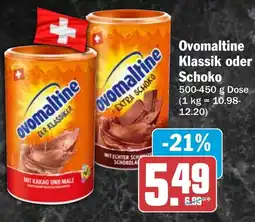 HIT Ovomaltine Klassik oder Schoko Angebot
