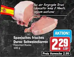 HIT Spanisches frisches Duroc Schweinekarree Angebot