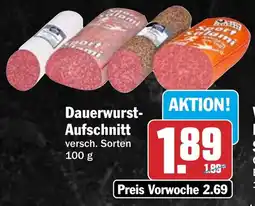 HIT Dauerwurst Aufschnitt Angebot