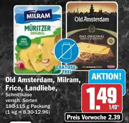 HIT Old Amsterdam, Milram, Frico, Landliebe Angebot