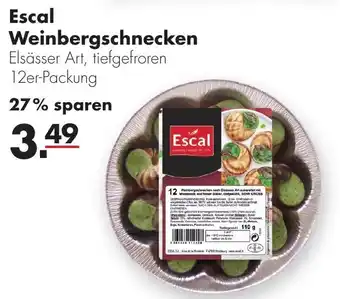 Handelshof Escal Weinbergschnecken Angebot