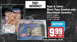 HIT Haak & Christ Black Tiger Gambas oder Blanchierte Garnelen Angebot
