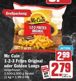 HIT McCain 1-2-3 Frites Original oder Golden Longs Angebot