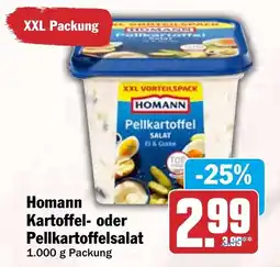 HIT Homann Kartoffel- oder Pellkartoffelsalat Angebot