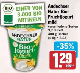 HIT Andechser Natur Bio- Fruchtjogurt mild Angebot