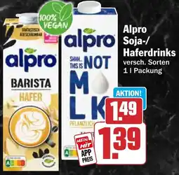 HIT alpro Soja-/ Haferdrinks Angebot