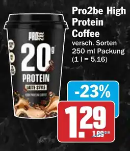 HIT Pro2be high protein coffee Angebot
