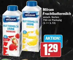 HIT Milram Fruchtbuttermilch Angebot