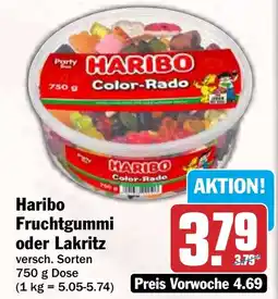 HIT Haribo Fruchtgummi oder Lakritz Angebot