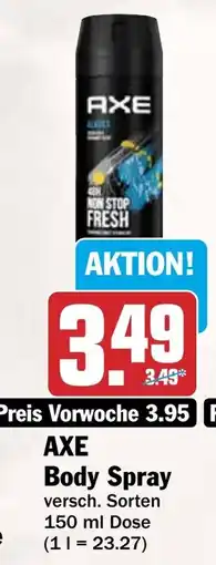 HIT AXE Body Spray Angebot