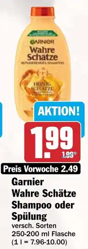 HIT Garnier Wahre Schätze Shampoo oder Spülung Angebot