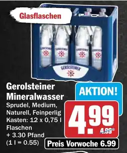 HIT Gerolsteiner Mineralwasser Angebot
