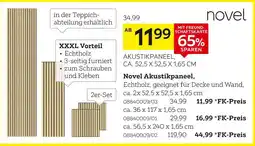 XXXLutz Novel akustikpaneel ca. 2x 52,5 x 52,5 x 1,65 cm Angebot