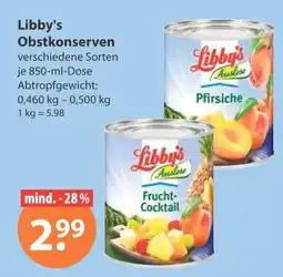 V Markt Libby's pfirsiche Angebot