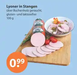 V Markt Lyoner in stangen Angebot