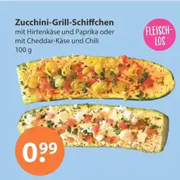 V Markt Zucchini-grill-schiffchen mit hirtenkäse und paprika Angebot