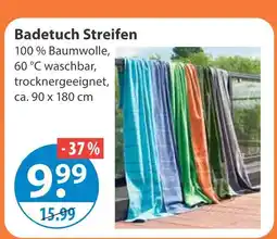 V Markt Badetuch streifen Angebot