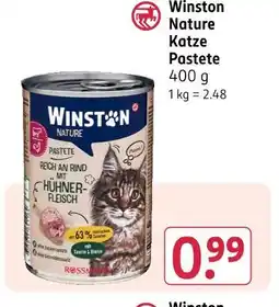 Rossmann Winston nature katze pastete Angebot