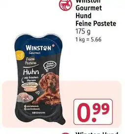 Rossmann Winston gourmet hund feine pastete huhn Angebot