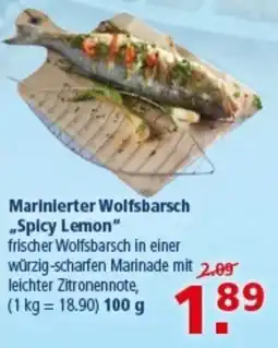 Multi Markt Marinierter Wolfsbarsch Spicy Lemon Angebot