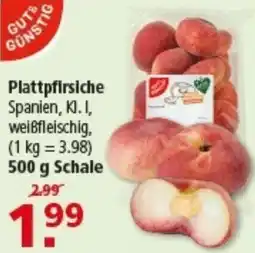 Multi Markt GUT & GÜNSTIG Plattpfirsiche Angebot