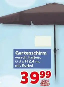 CENTERSHOP Gartenschirm Angebot