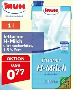 CENTERSHOP MUH fettarme H-Milch Angebot