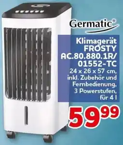 CENTERSHOP Germatic Klimagerät FROSTY AC.80.880.1R/ 01552-TC Angebot